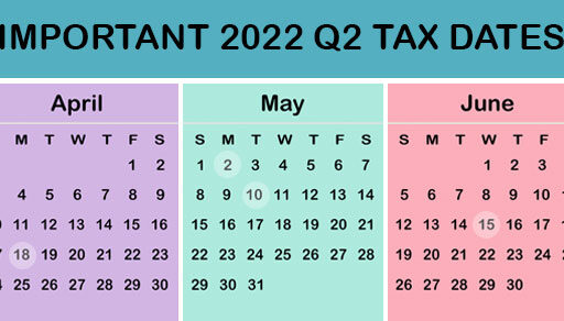 2022 Q2 tax calendar: Key deadlines for businesses and other employers
