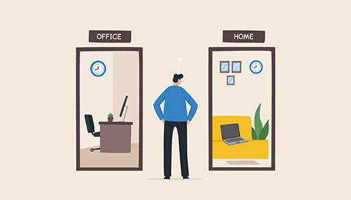 Businesses strive for balance in hybrid work models