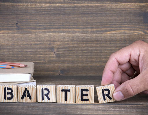 Even if no money changes hands, bartering is a taxable transaction